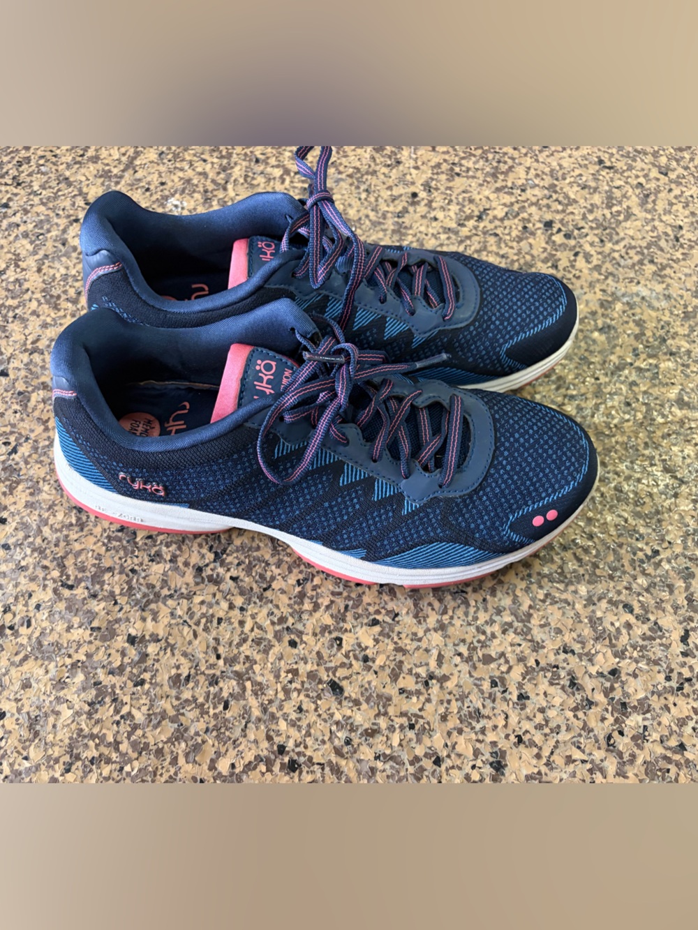 Ryka Dominion Women’s Walking Shoes Navy Pink Size 9.5 - Picture 4 of 9